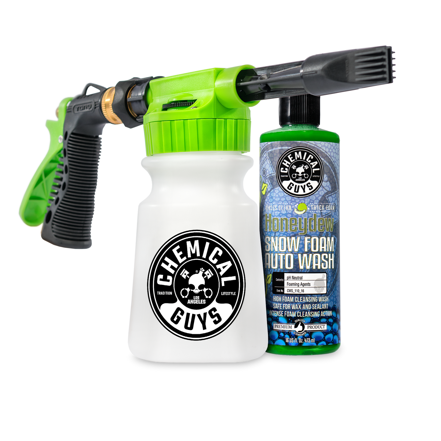 Foam Blaster 6 Foam Wash Gun & Honeydew Snow Foam Soap