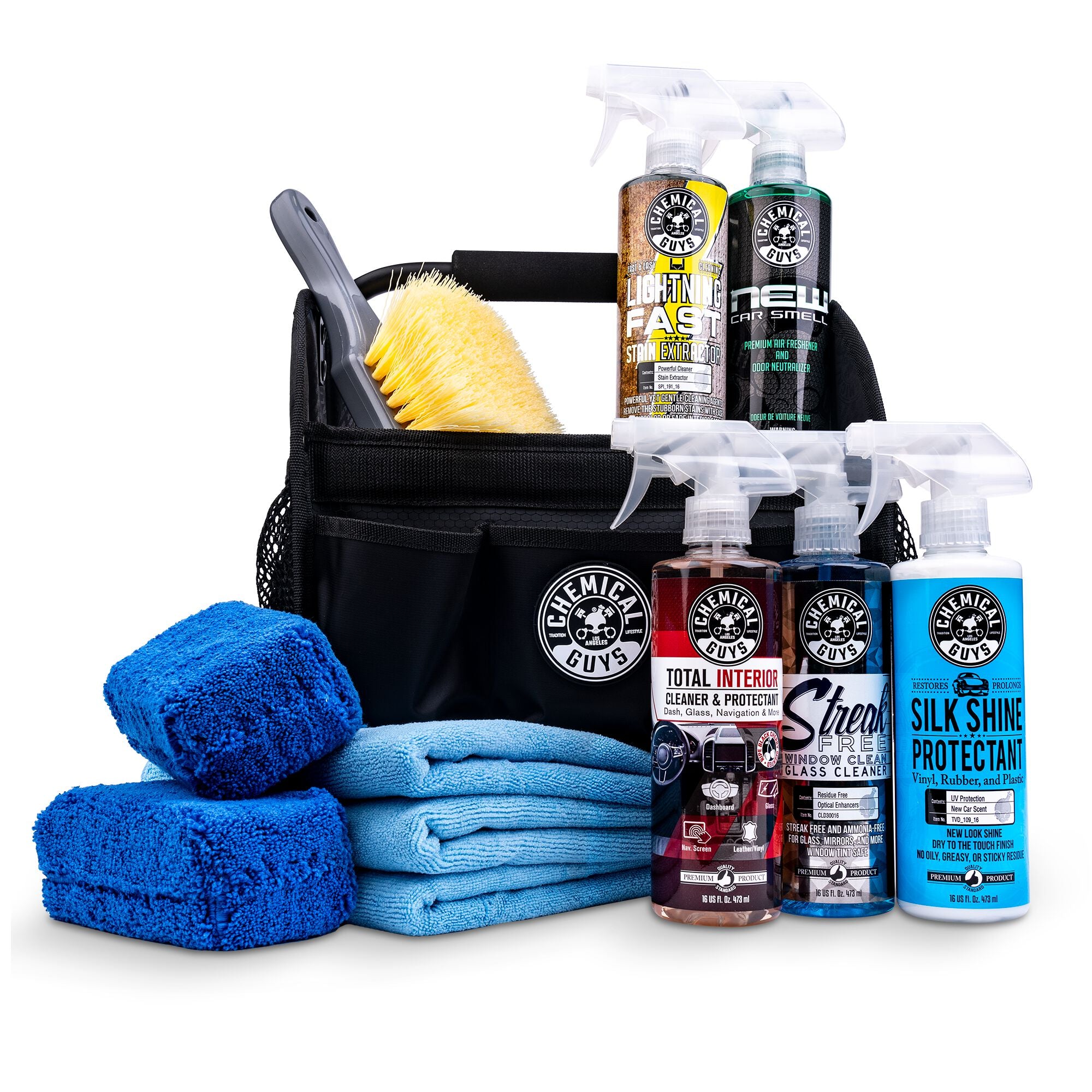 Fabric Interior Cabin & Glass Car Cleaner Deluxe Kit with