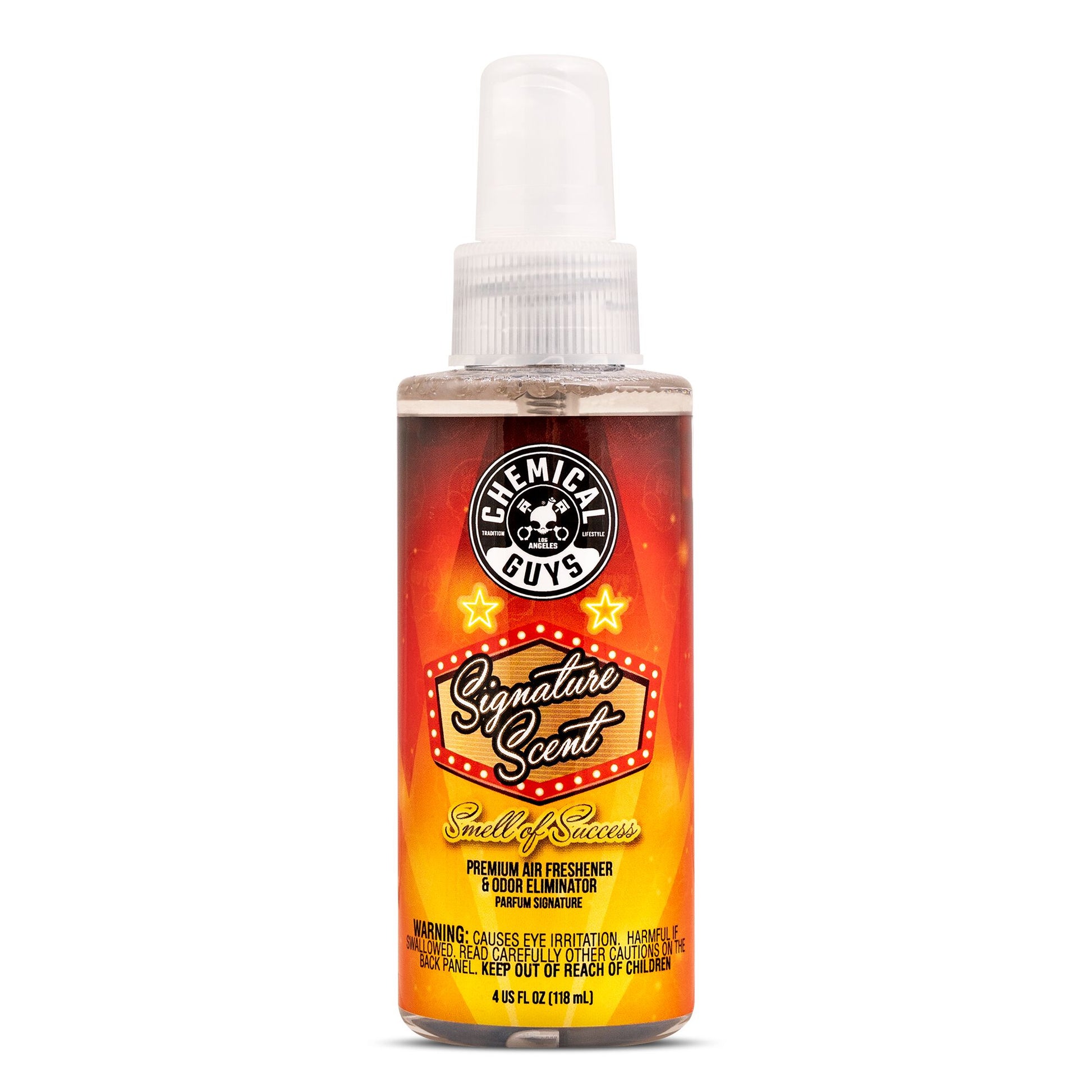  Chemical Guys AIR_101_04 New Car Smell Premium Air Freshener  and Odor Eliminator, New Car Scent, (Great for Cars, Trucks, SUVs, RVs &  More) 4 fl oz : Everything Else