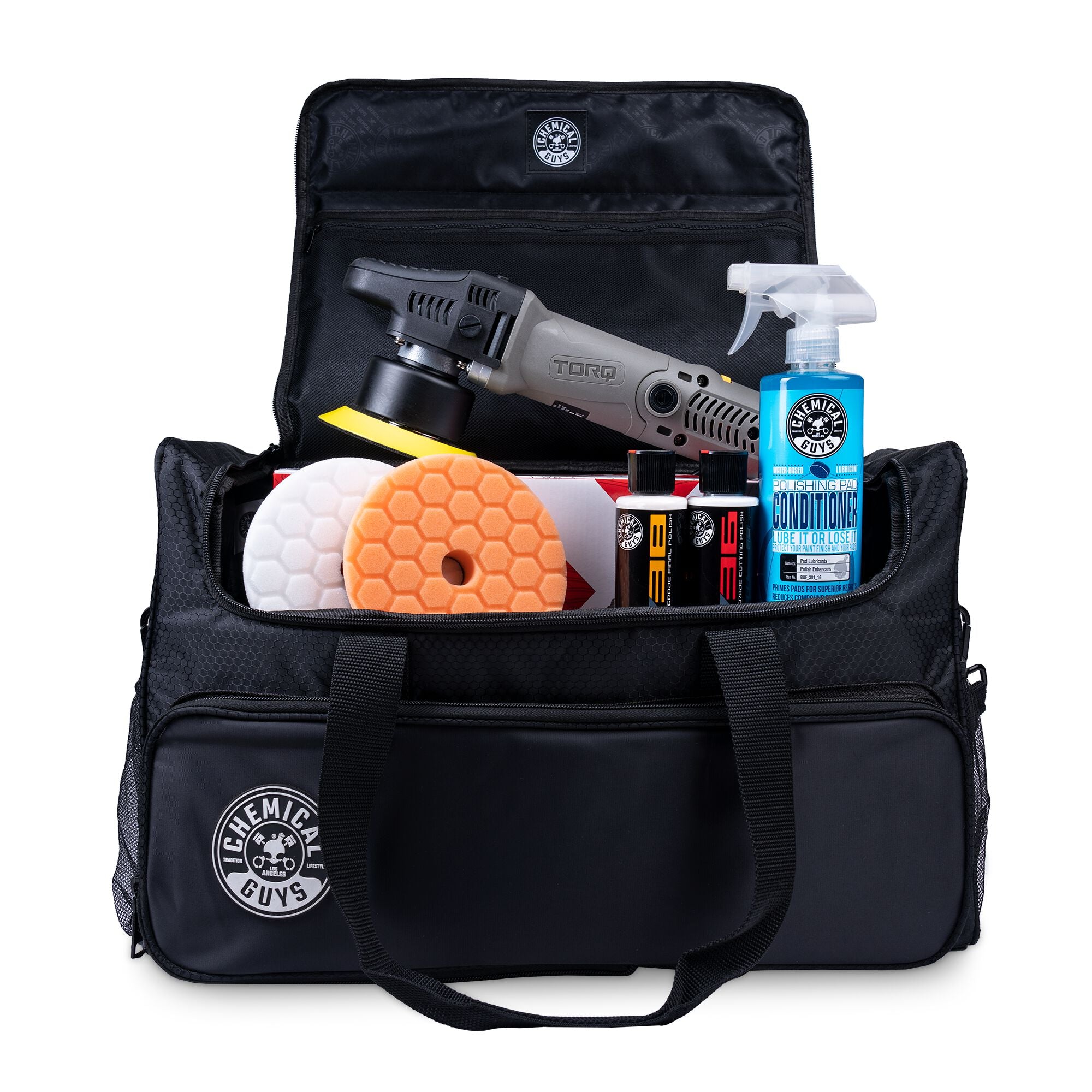 Arsenal Range Trunk Organizer & Detailing Bag With Polisher Pocket