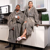 Woolly Mammoth Ultra Plush Hooded Microfiber Bath Robe