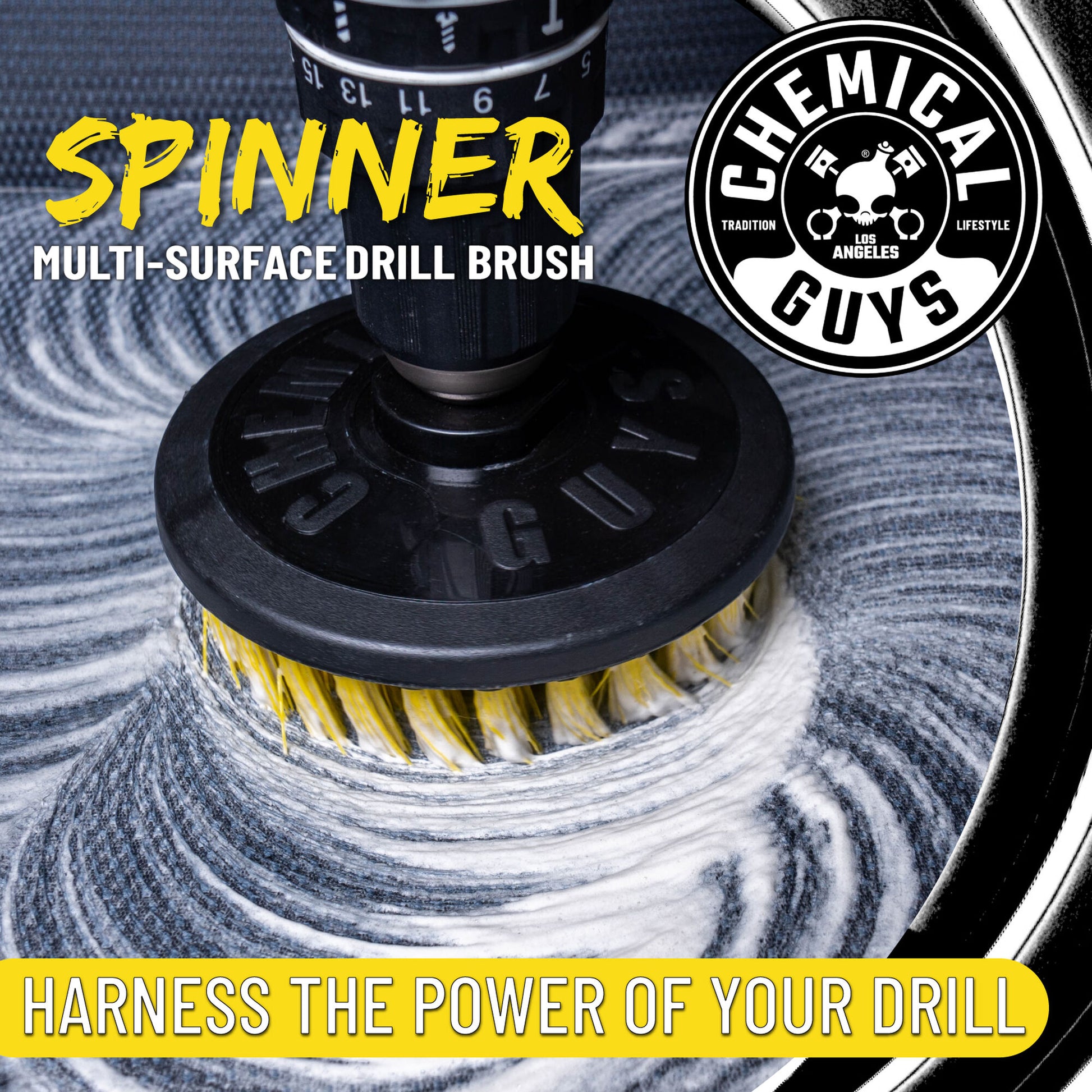 Spinner Carpet Drill Brush (Light Duty)