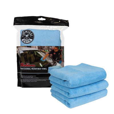 Workhorse Professional Grade Microfiber Towel 3-Pack