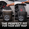 Heavy Duty Ultra Clear Detailing Bucket, 4.25 Gal, Smoked Obsidian Black