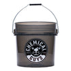 Heavy Duty Ultra Clear Detailing Bucket, 4.25 Gal, Smoked Obsidian Black