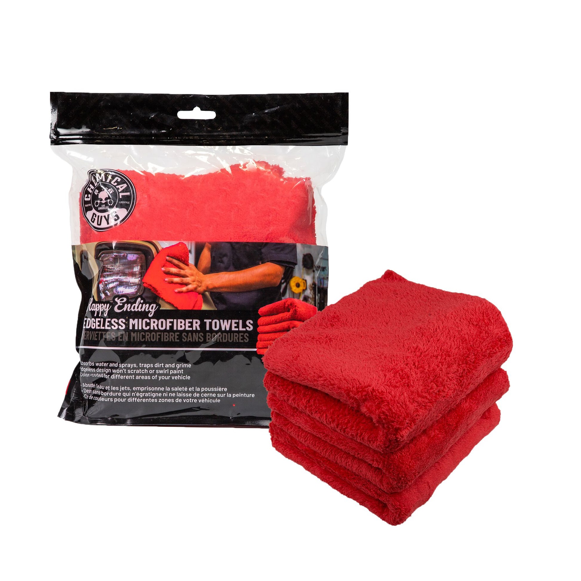 Elite Edgeless Microfiber Towels - 5-Pack