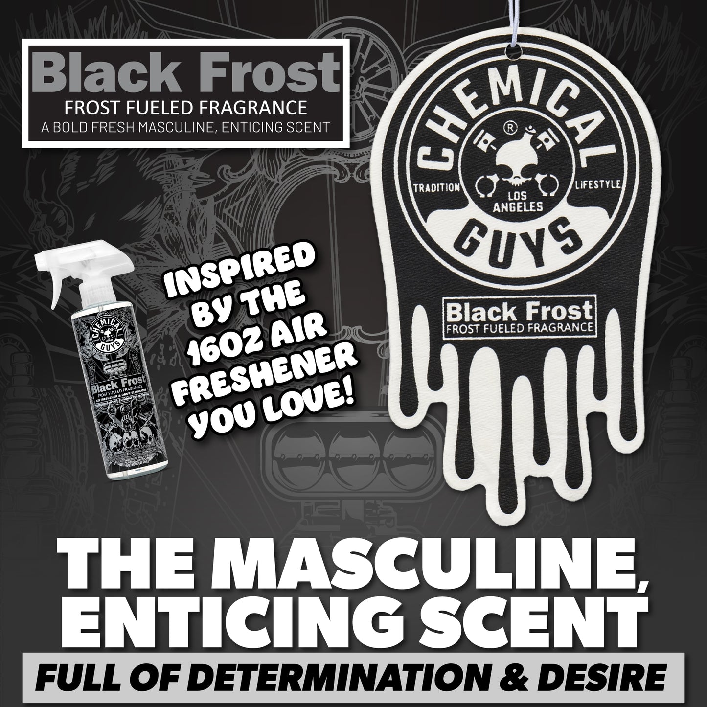 Black Frost Hanging Air Freshener Pack