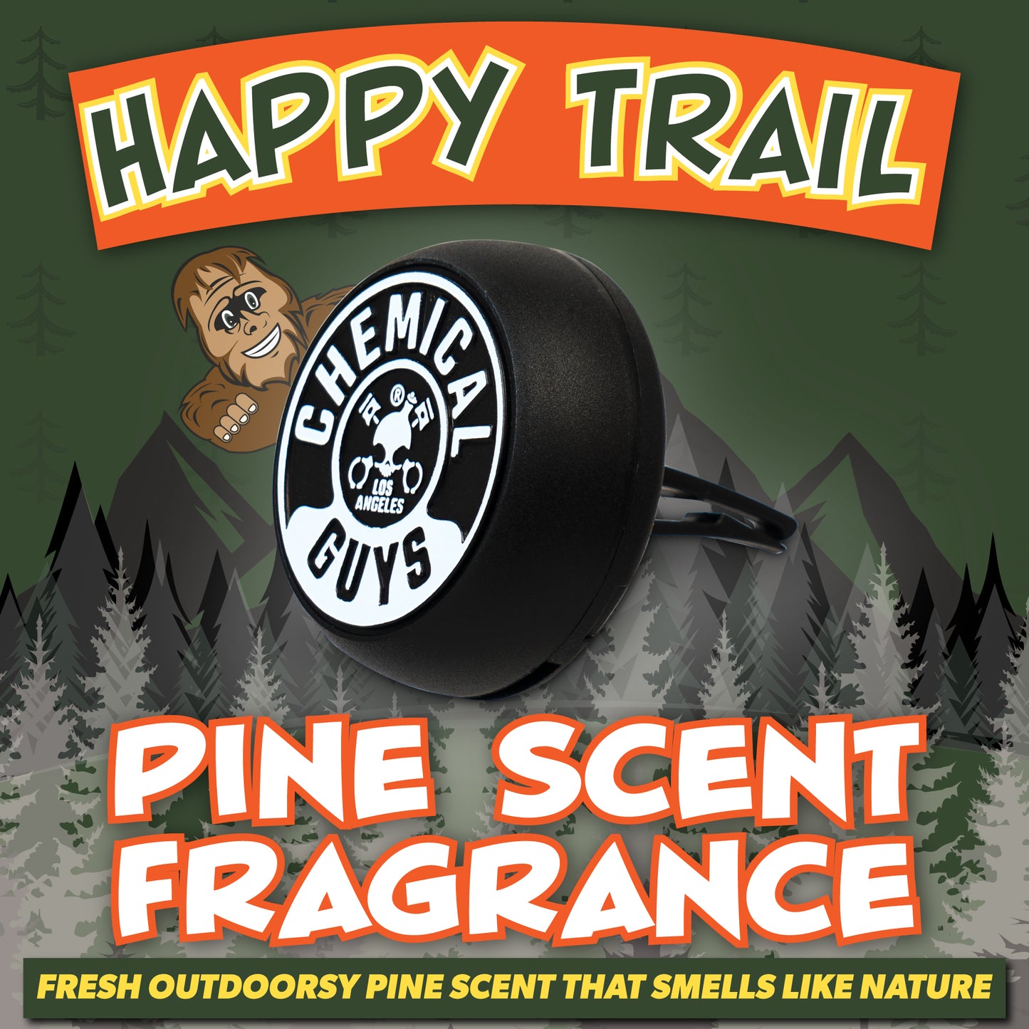 Happy Trail Outdoorsy Pine Vent Clip Air Freshener