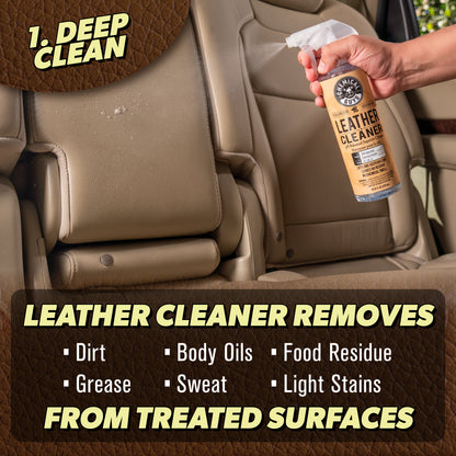 Clean, Condition, & Maintain Leather Care Kit