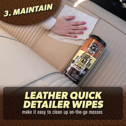 Clean, Condition, & Maintain Leather Care Kit