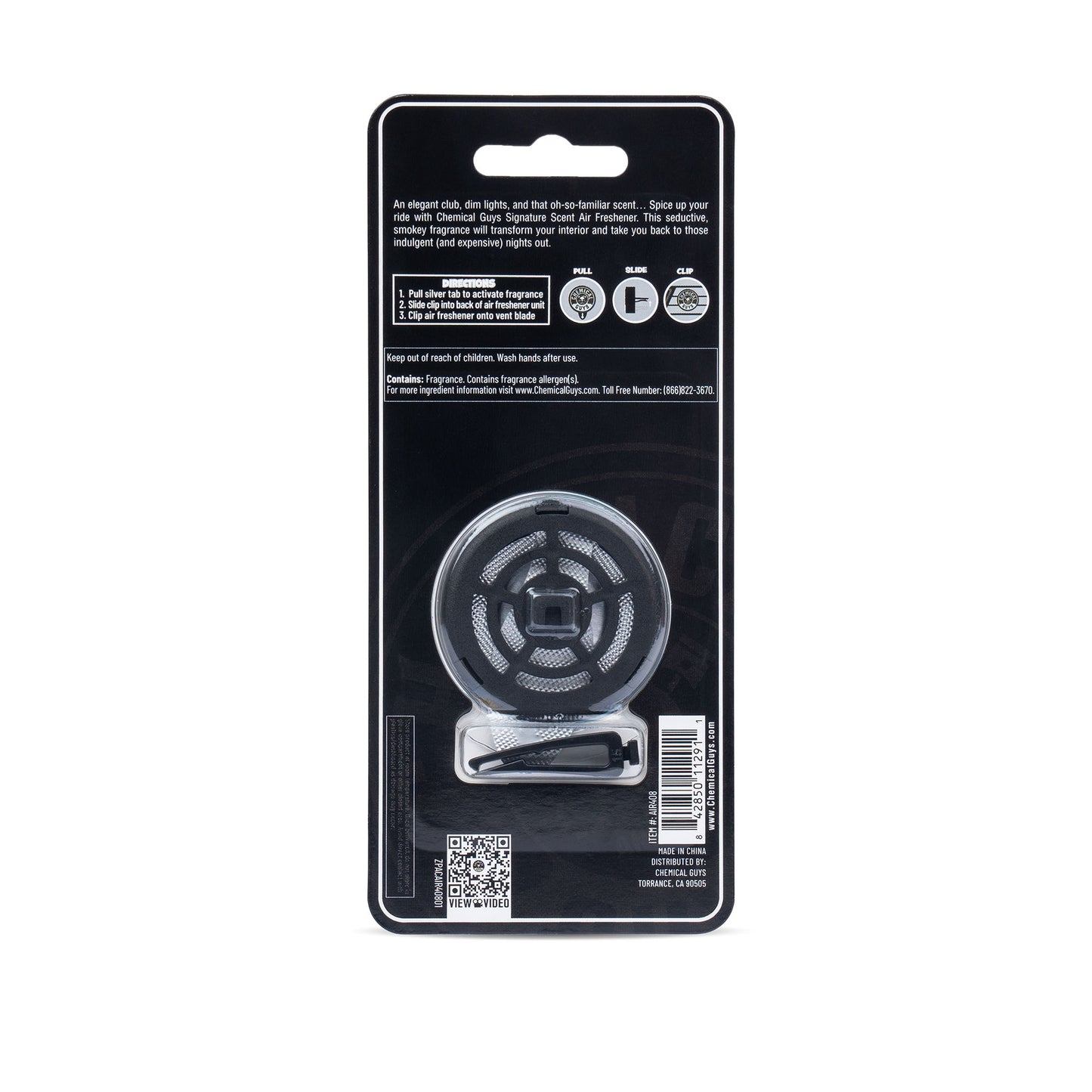 Signature Scent Vent Clip Air Freshener