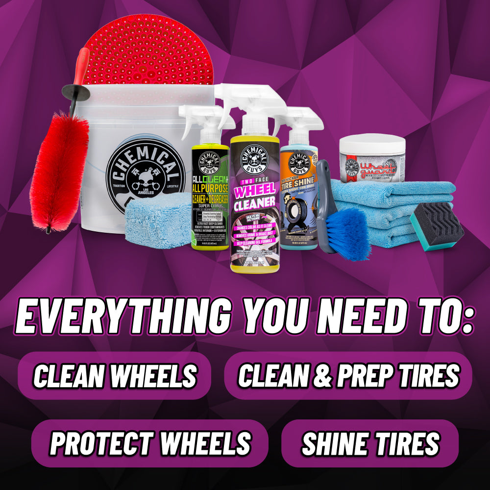 Two Face Wheel Wash & Wax Kit