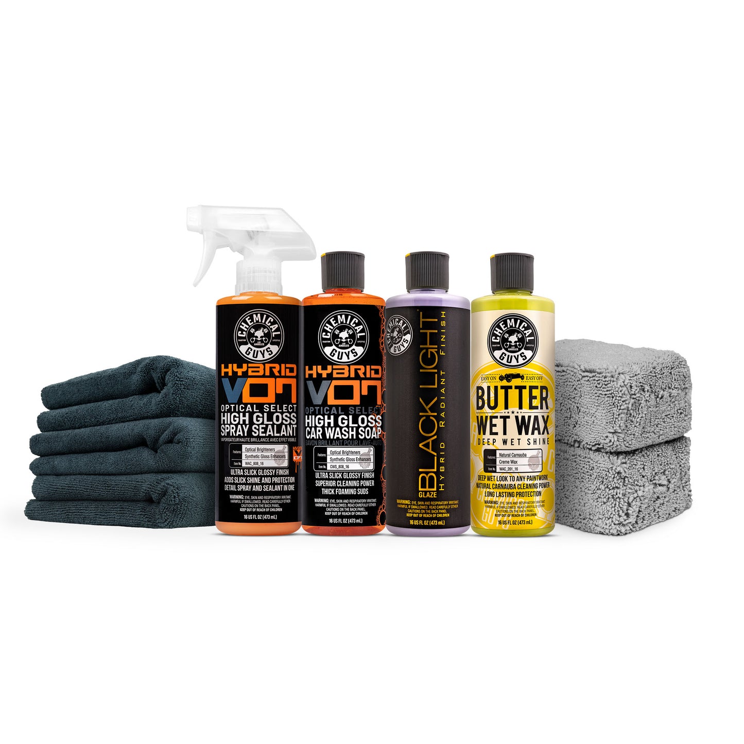 Black Car Care Kit