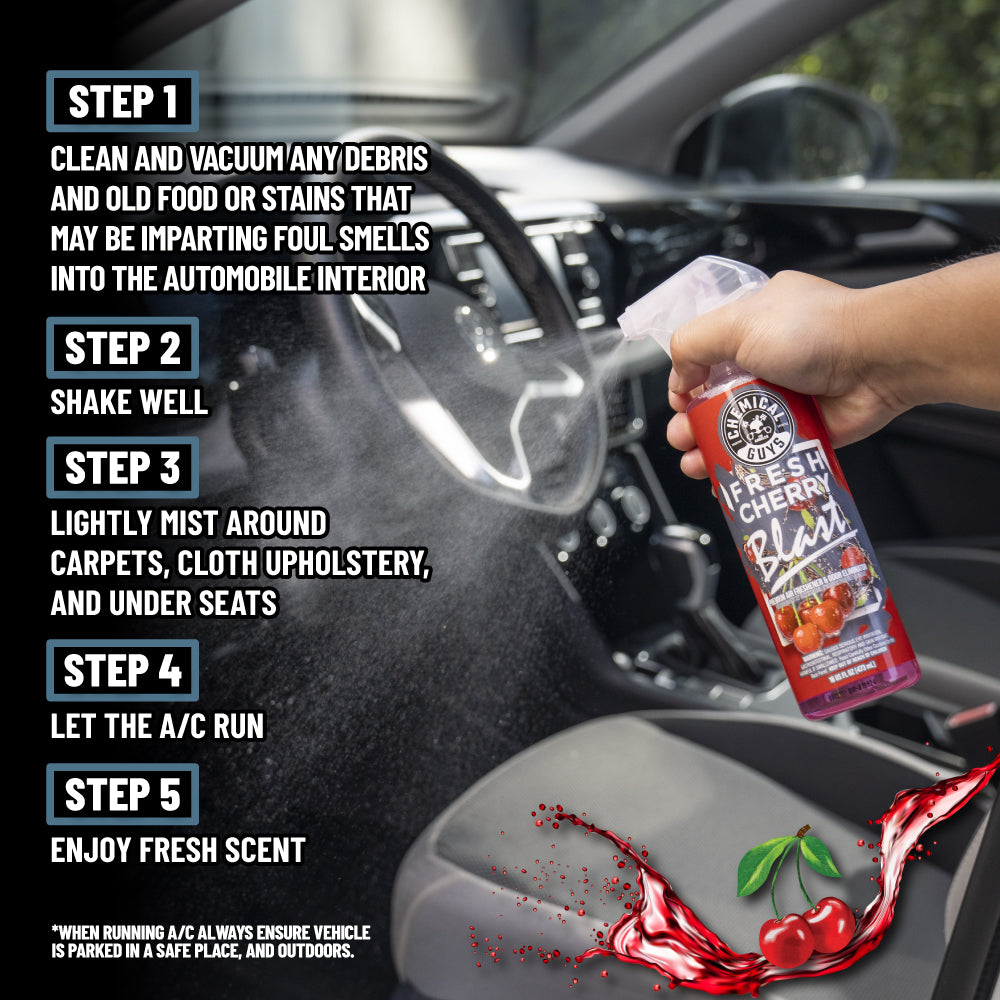 Cherry Blast Air Freshener Spray & Hanging Kit