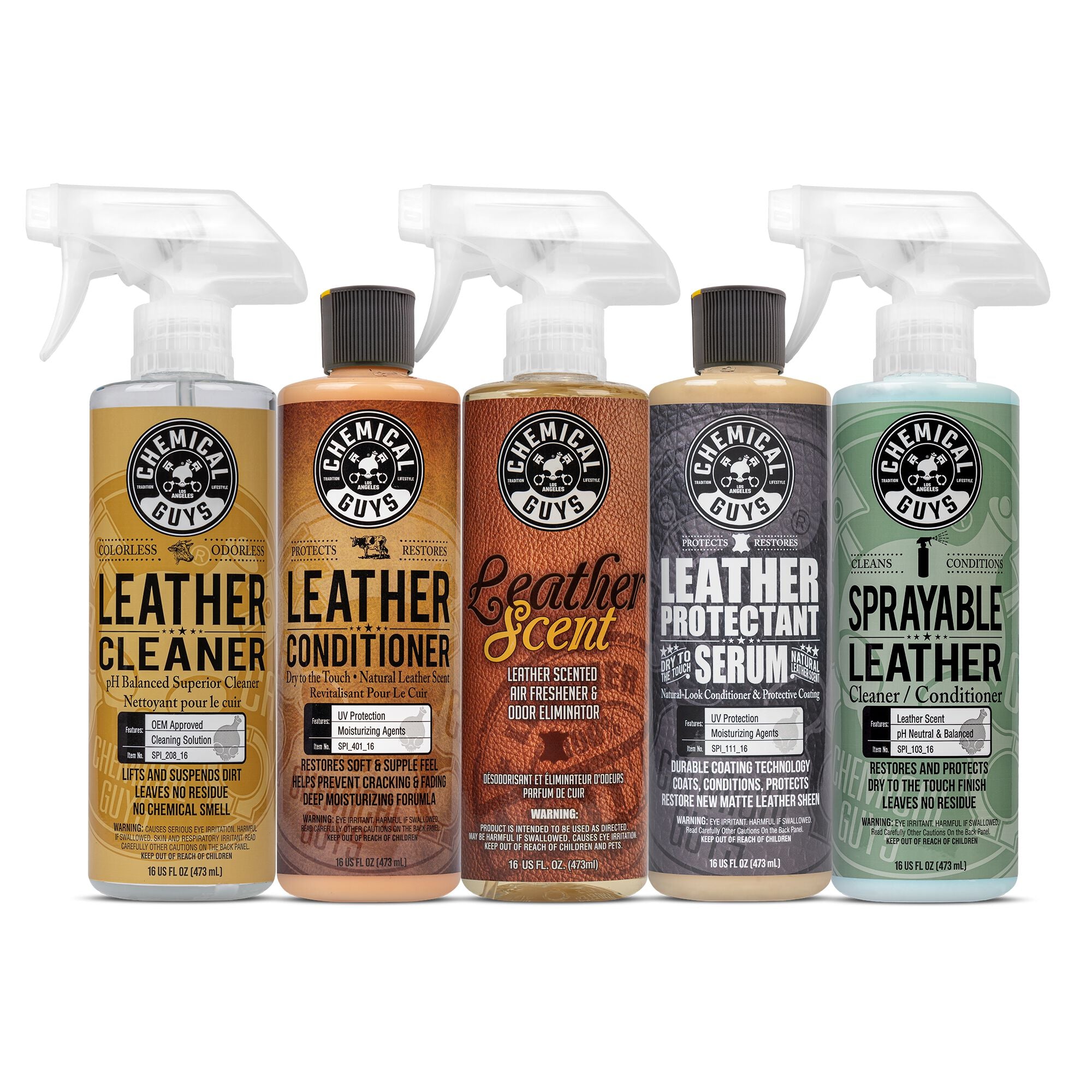 Preserve and Protect Leather Care Car Deluxe Kit | Chemical Guys