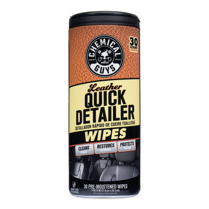 Leather Quick Detailer Canister Wipes