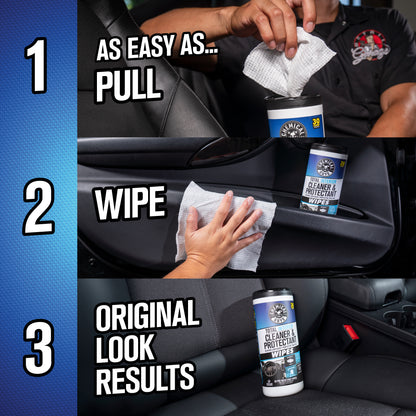 Total Interior Cleaner & Protectant Canister Wipes