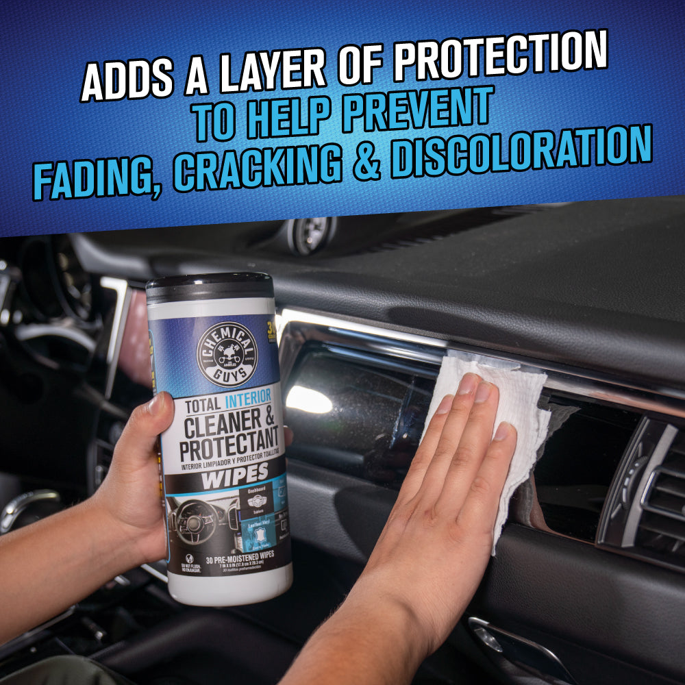 Total Interior Cleaner & Protectant Canister Wipes