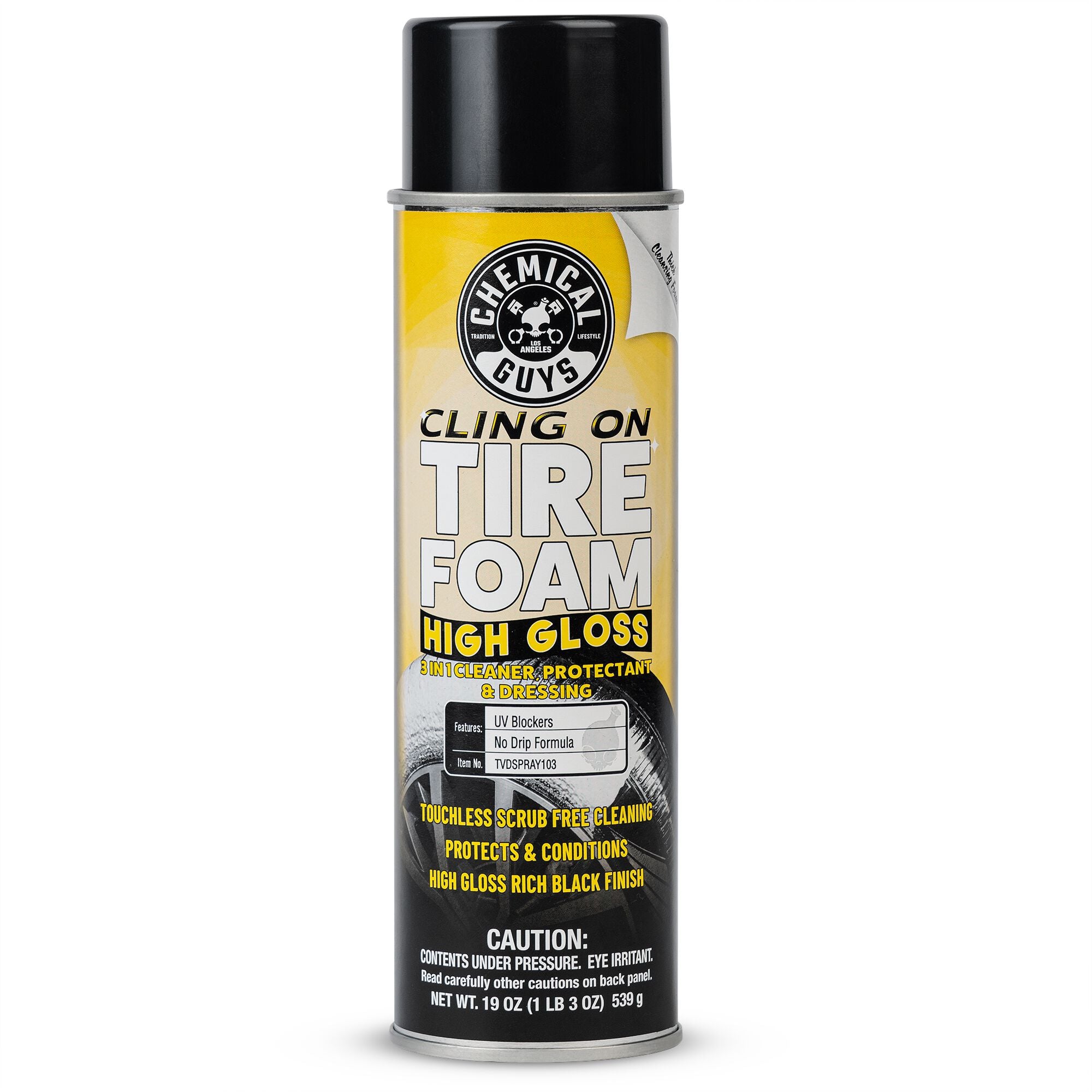 Cling On Tire Foam High Gloss 3 in 1 Cleaner, Protectant
