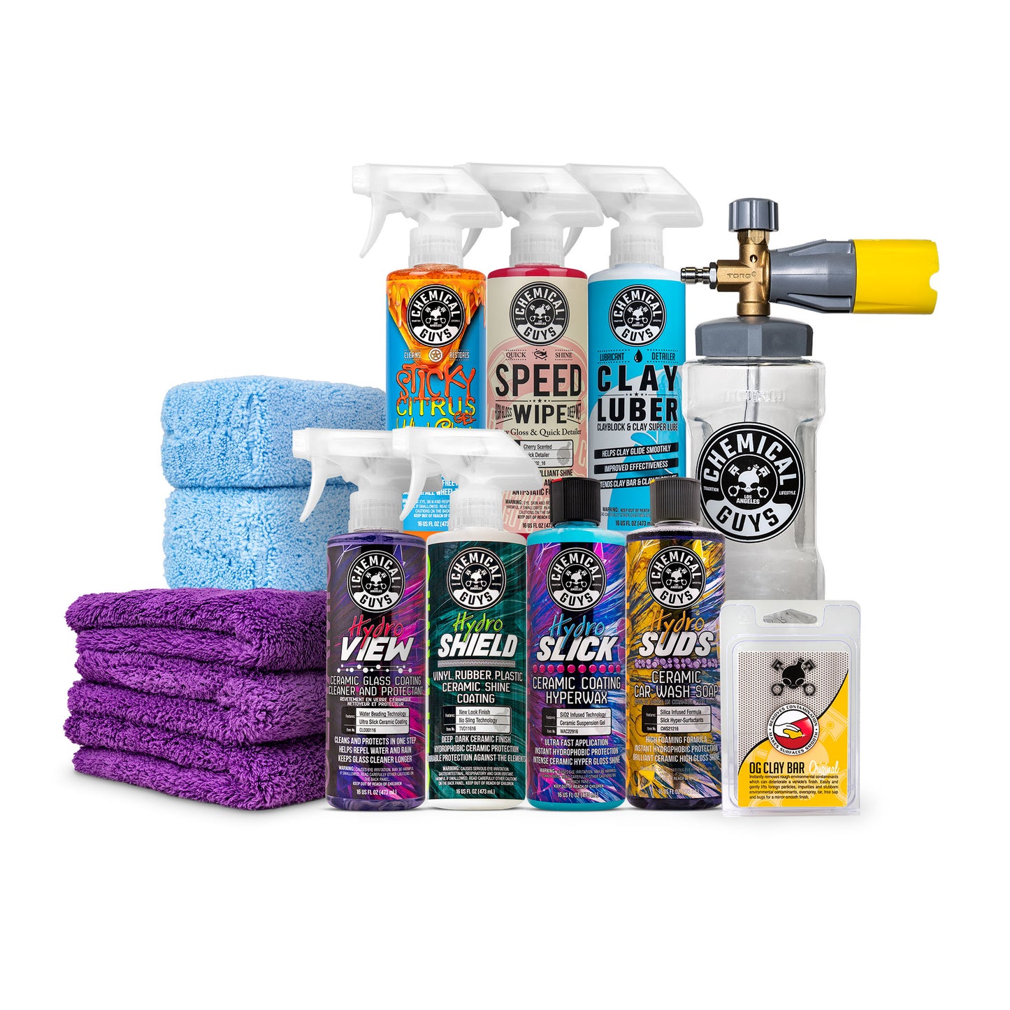 The Hydrophobic Car Wash Ultra Foaming Detailing Kit